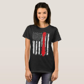chiropractors USA Flag spines for chiropractic Tシャツ (正面フル)