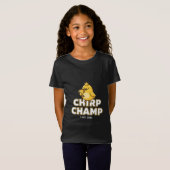 CHIRP CHAMP  EST. 2024 Tシャツ (正面フル)