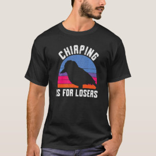 Chirpingは敗者のためのKookaburra野鳥観察鳥 Tシャツ