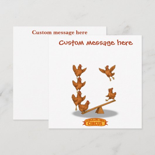 Chirpy Chickens acrobat squad (正面/裏面)