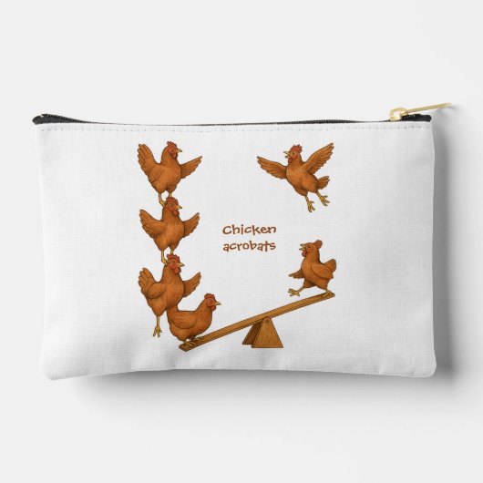 Chirpy Chickens acrobat squad アクセサリーポーチ (裏面)