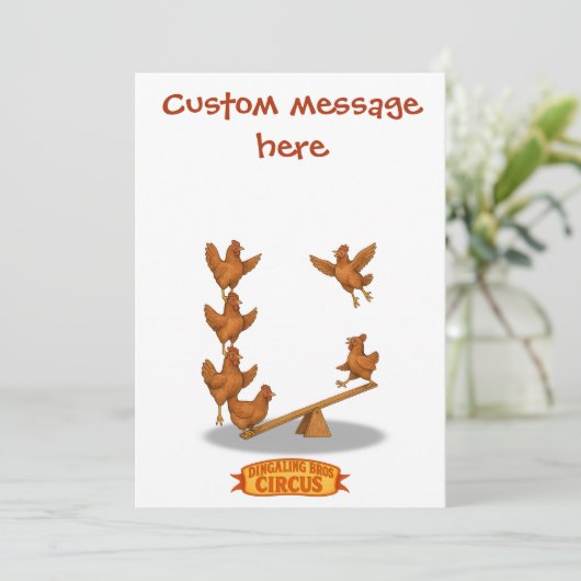 Chirpy Chickens acrobat squad カード (スタンド正面)