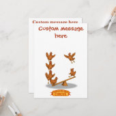 Chirpy Chickens acrobat squad カード (正面/裏面インサイチュ)