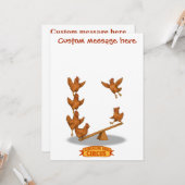 Chirpy Chickens acrobat squad カード (正面/裏面インサイチュ)