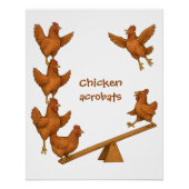Chirpy Chickens acrobat squad ポスター (正面)