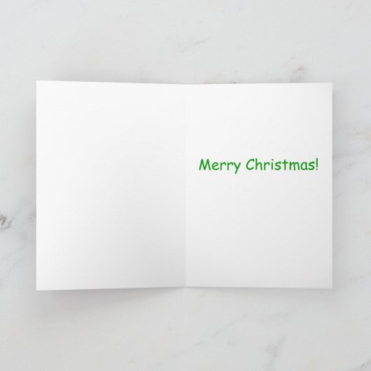 Chirstmasおもしろいカード:サンタの転職 シーズンカード (内部)