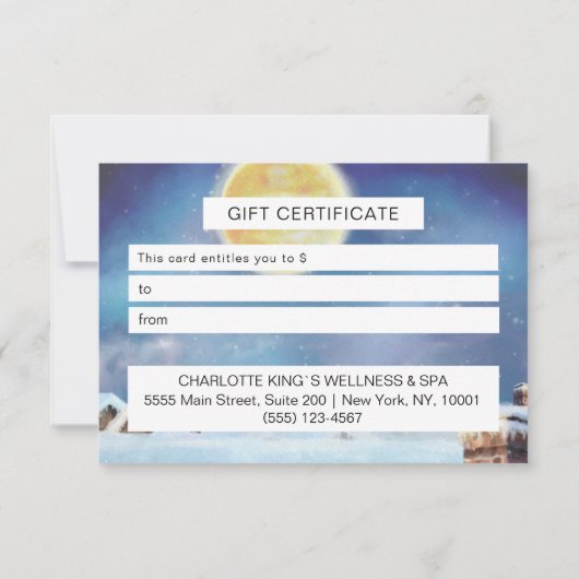 Chirstmas商品券 (裏面)