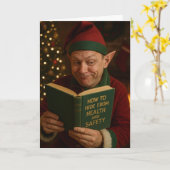 Chirstmas card 'How to hide from Health & Safety' カード (黄色い花)