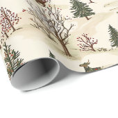 Chirstmas Vintage Village ラッピングペーパー (ロールコーナー)