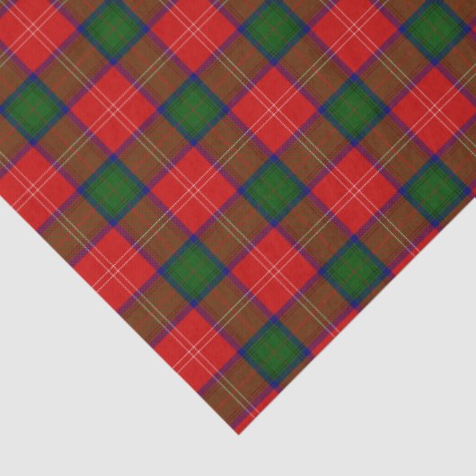 Chisholm tartan red green plaid 薄葉紙 (詳細)