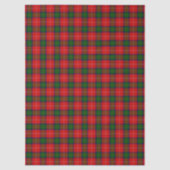 Chisholm tartan red green plaid 薄葉紙 (正面)