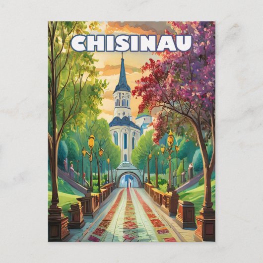 Chisinau, cœur vibrant de la Moldavie ポストカード (正面)