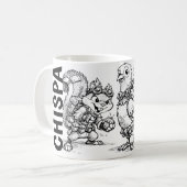 CHISPA & BOLO Steampunk Animal Mug コーヒーマグカップ (正面左)