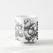 CHISPA & BOLO Steampunk Animal Mug コーヒーマグカップ (中央)