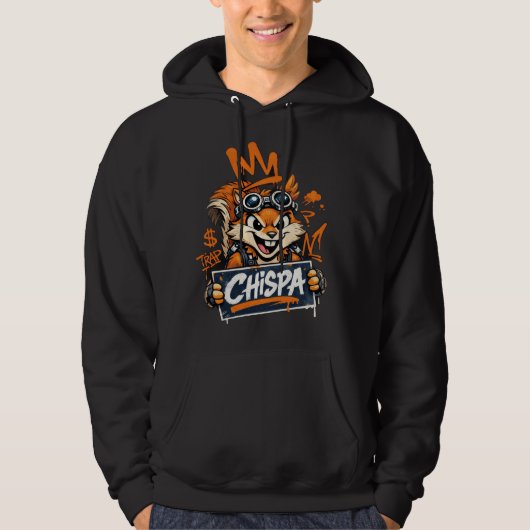 Chispa Fox Streetwear Hoodie パーカ (正面)