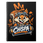 Chispa Graffiti Squirrel Spiral Notebook ノートブック (正面)
