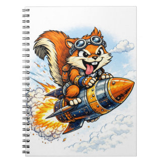 Chispa the Rocket Squirrel Spiral Notebook ノートブック