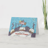 Chistmasのメリーな天使のウクライナの民芸 シーズンカード (正面)