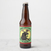 Chistmas Moose Bottle Labels ビールラベル (正面)
