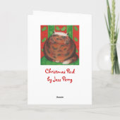 Chistmas Pud "Purfect Christmas' gretings card シーズンカード (裏面)