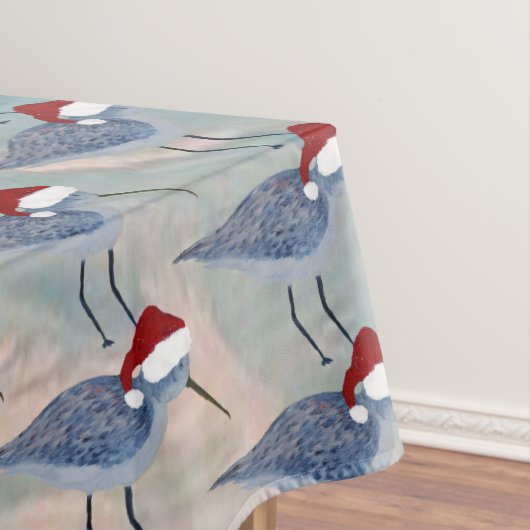 Chistmas sandpipers Holdiay coastal tablecloth テーブルクロス (インサイチュ)