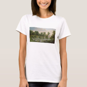 Chiswickの家の庭(キャンバスの油) Tシャツ