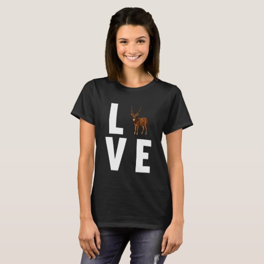 Chital Axis Deer 1 Tシャツ (正面フル)