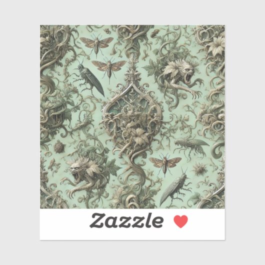 Chitinous Elegy – Gothic Insect  シール (シート)