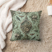 Chitiny Elegy – ゴシック昆虫壁紙デザイン クッション (ブランケット)