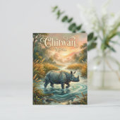 Chitwan National Park Nepal ポストカード (スタンド正面)