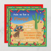 Chiwawaのメキシコフェスタのパーティの招待状 招待状 (正面/裏面)