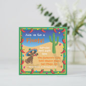 Chiwawaのメキシコフェスタのパーティの招待状 招待状 (スタンド正面)