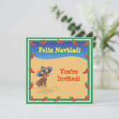 Chiwawa with Sombero, Cactusクリスマス招待状 招待状 (スタンド正面)