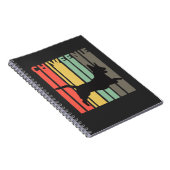 Chiweenieのシルエット-かわいいChiweenie犬のギフト ノートブック (右側)