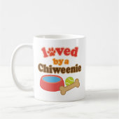 Chiweenie犬の品種ギフト コーヒーマグカップ (左)