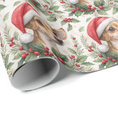 Chiweenie Christmas Wrapping Paper ラッピングペーパー (ロールコーナー)
