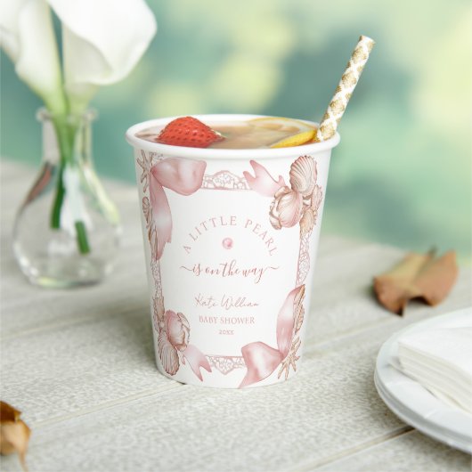 Chix coastal Pearl Paper cup 紙コップ (インサイチュ)
