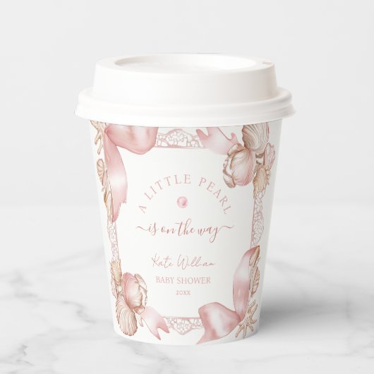 Chix coastal Pearl Paper cup 紙コップ (正面)
