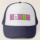 Chiyo定期テーブル名hat キャップ (正面)