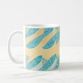 Chiyogami Collage - Floral Harmony Mug コーヒーマグカップ