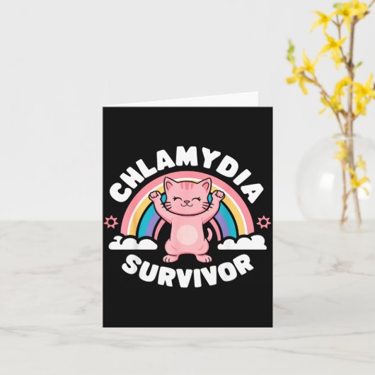 Chlamydia Survivor  カード (黄色い花)