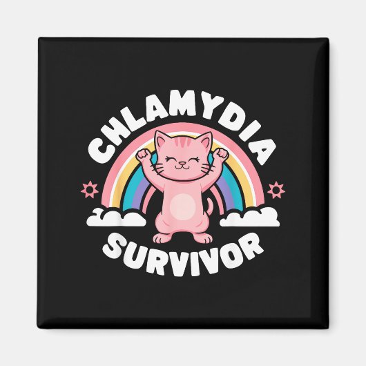 Chlamydia Survivor マグネット (正面)