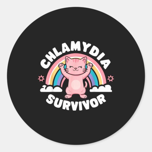 Chlamydia Survivor  ラウンドシール (正面)