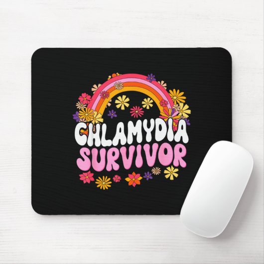 Chlamydia Survivor Funny Graphic  マウスパッド (マウス)