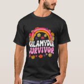 Chlamydia Survivor Funny Graphic  Tシャツ (正面)