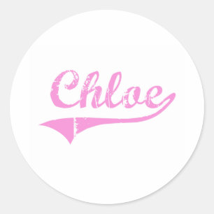 Chloeのクラシックなスタイルの名前 ラウンドシール