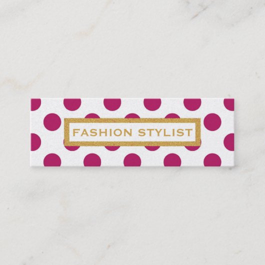 CHLOEの細い名刺 スキニー名刺 (正面)