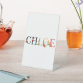 CHLOEファーストネーム刺繍エレガント付 台座サイン (インサイチュ)