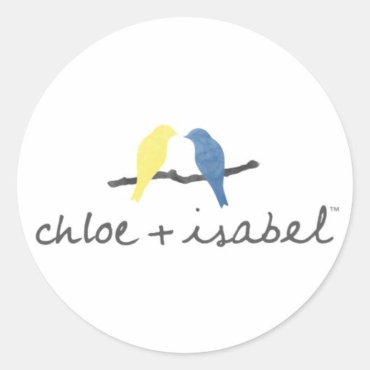 Chloe + Isabelラウンドロゴシール ラウンドシール (正面)