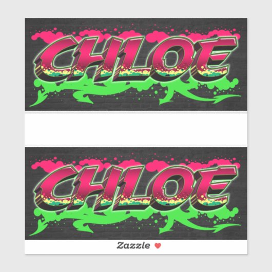 Chloe Vorname Name Graffiti Aufkleber Sticker シール (シート)